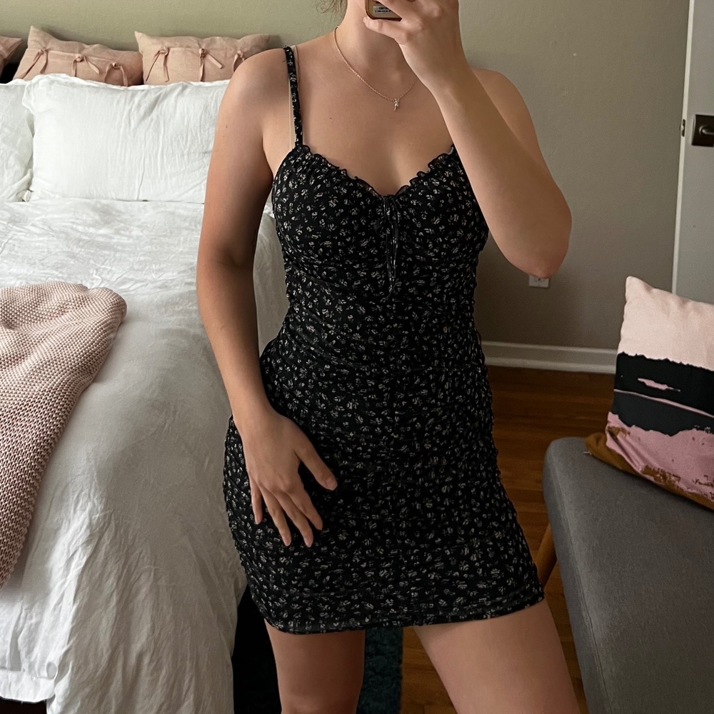 H&M floral mini dress